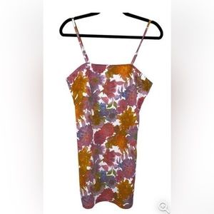 BP Floral Spaghetti Strap Mini Sun Dress Size 2X NWT